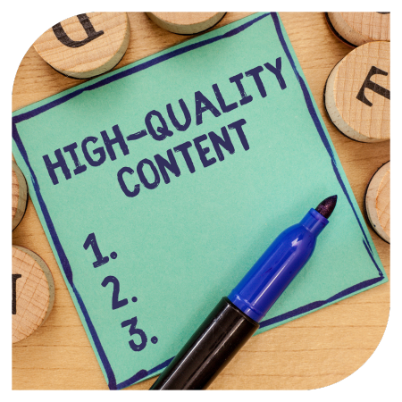 high quality website content